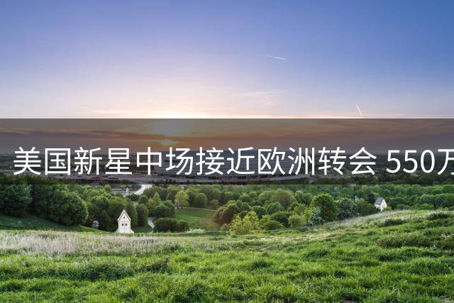 美国新星中场接近欧洲转会 550万交易只待官宣