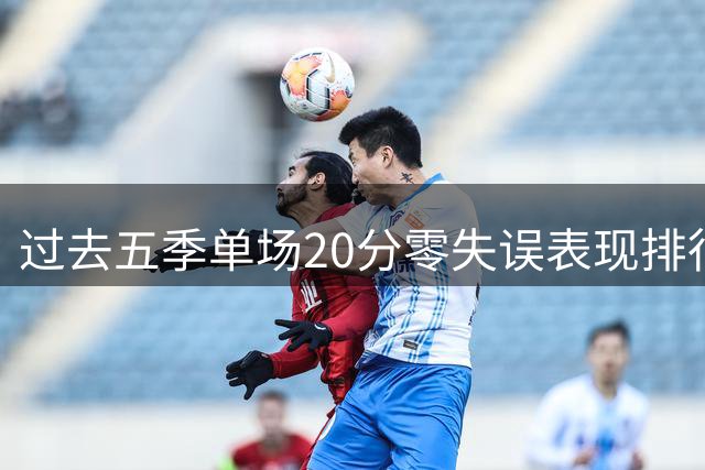 过去五季单场20分零失误表现排行：德罗赞居首